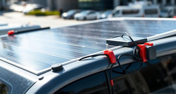 transit solar panel setup
