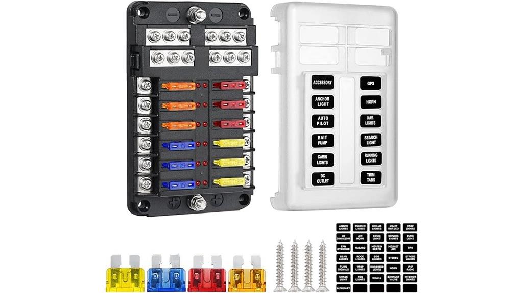 twelve position fuse block