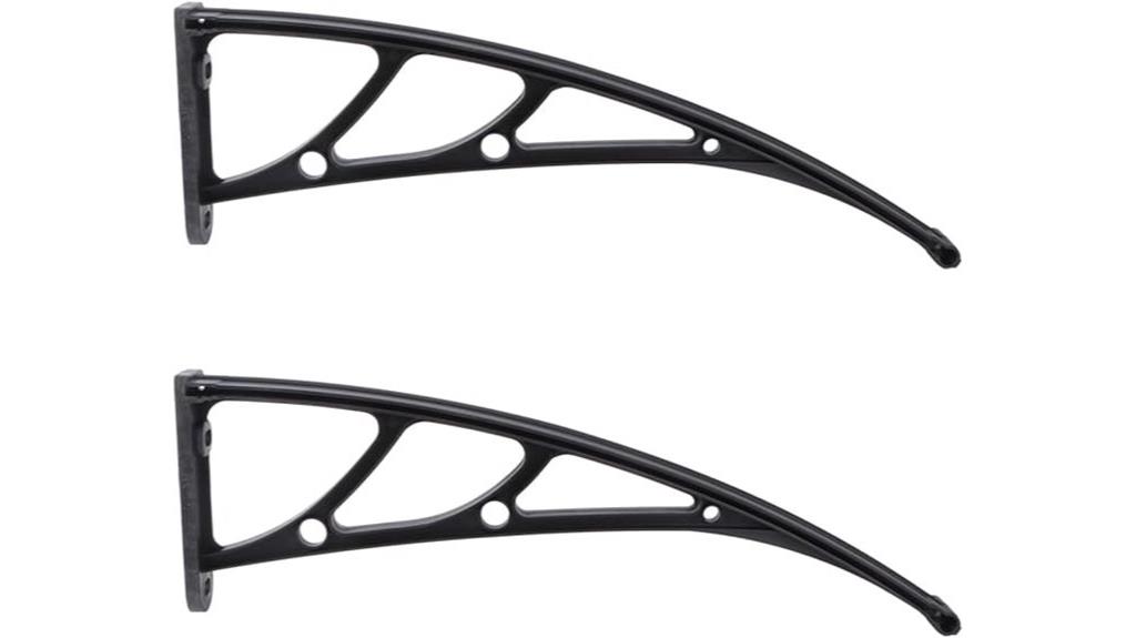 two awning bracket set