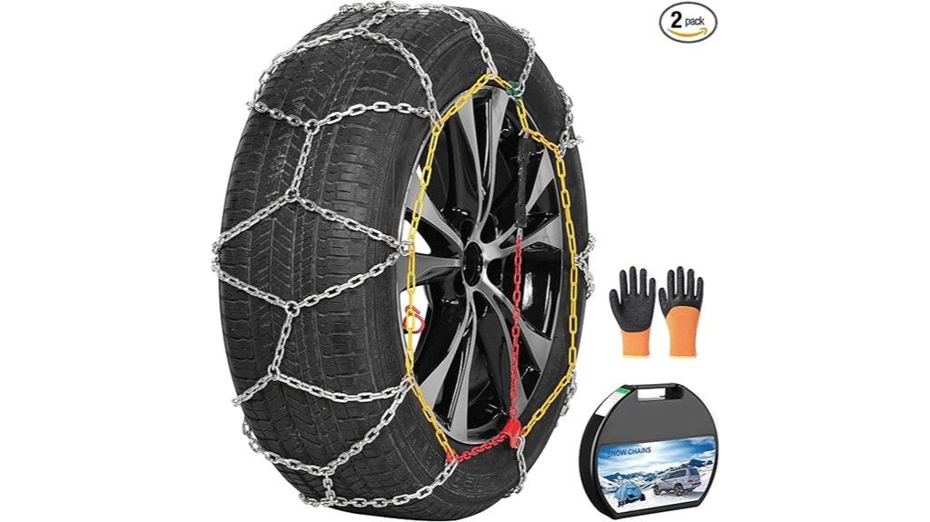 two tire chain pack