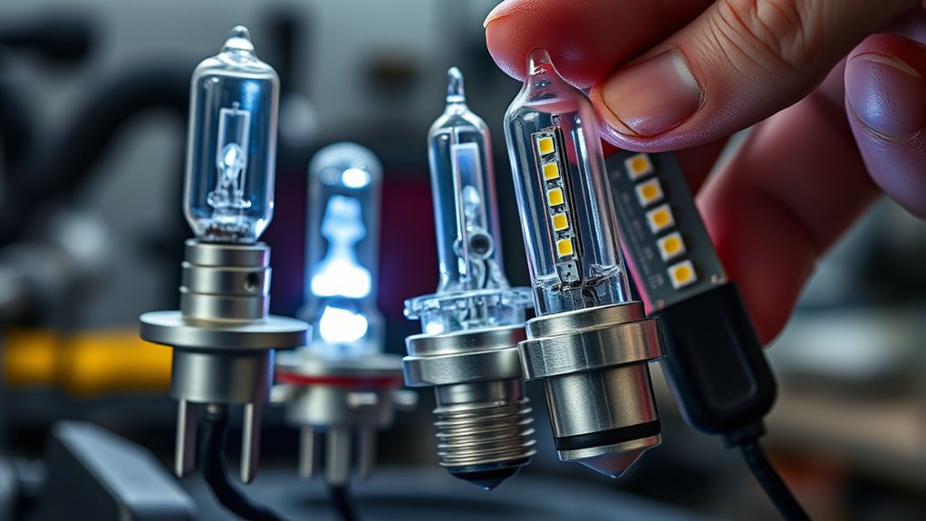 types of headlight bulbs