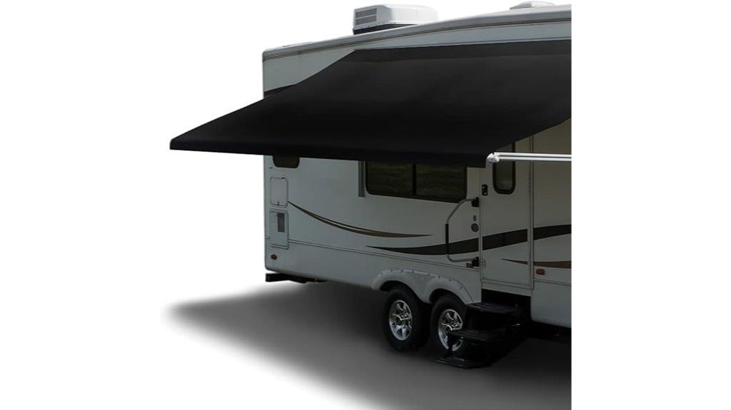 universal black rv awning