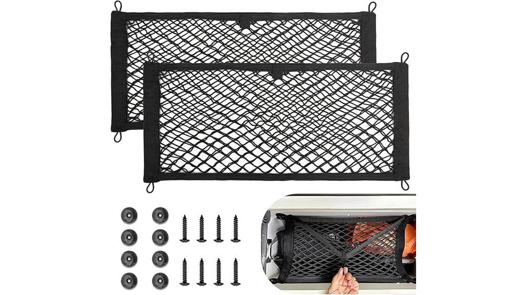 universal cargo net for vehicles