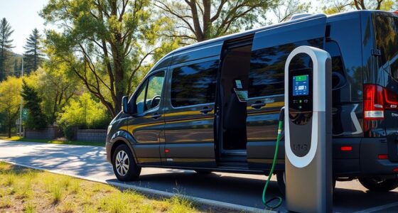 van electric charging planning