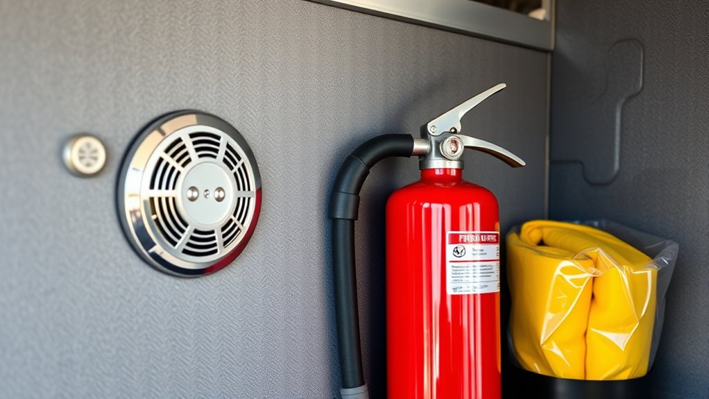 van fire safety measures