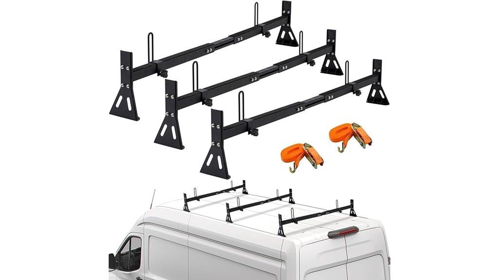 van ladder roof rack