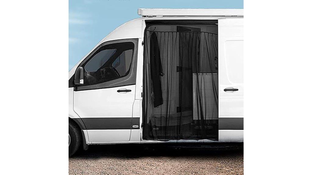 van rear door screen