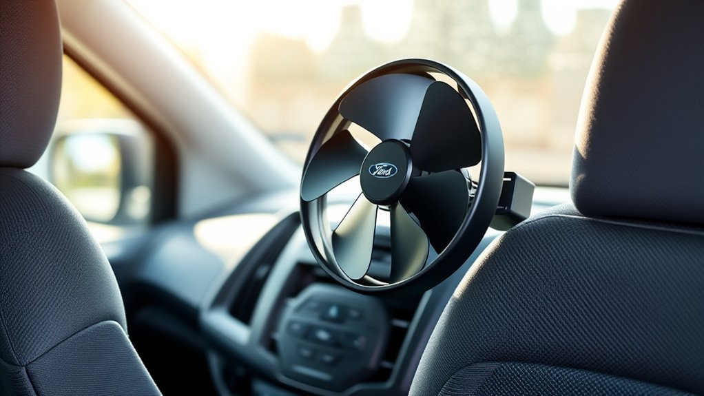 vehicle compatible portable fan