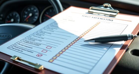 vehicle inspection daily checklist