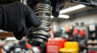 vehicle suspension component maintenance