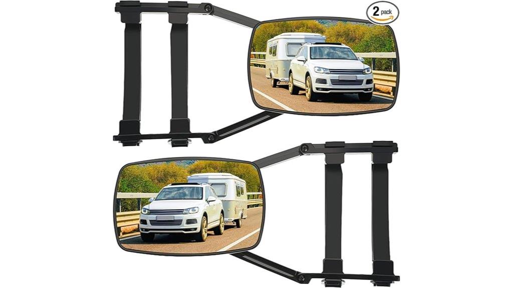 vehicle towing mirror extenders