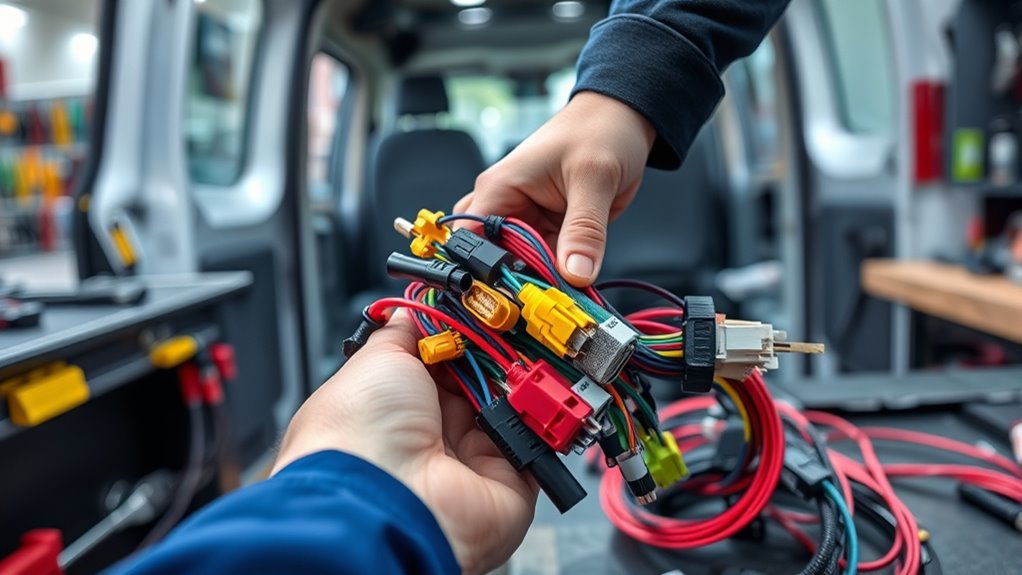 vehicle wiring harness selection