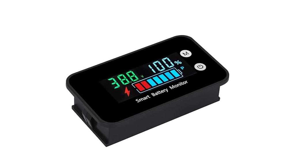 waterproof 12v 72v battery monitor