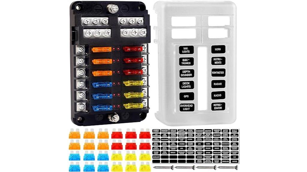 waterproof 12v fuse block