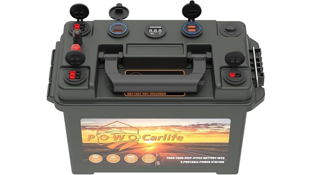 waterproof marine battery case