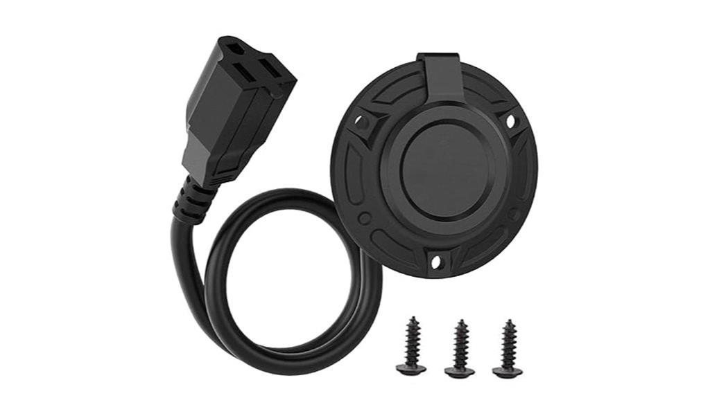 waterproof rv power outlet