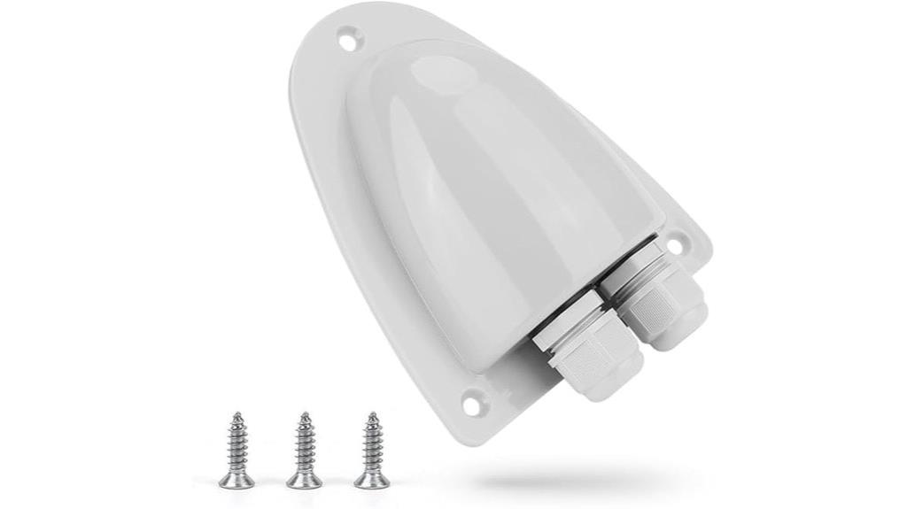 weatherproof double cable gland