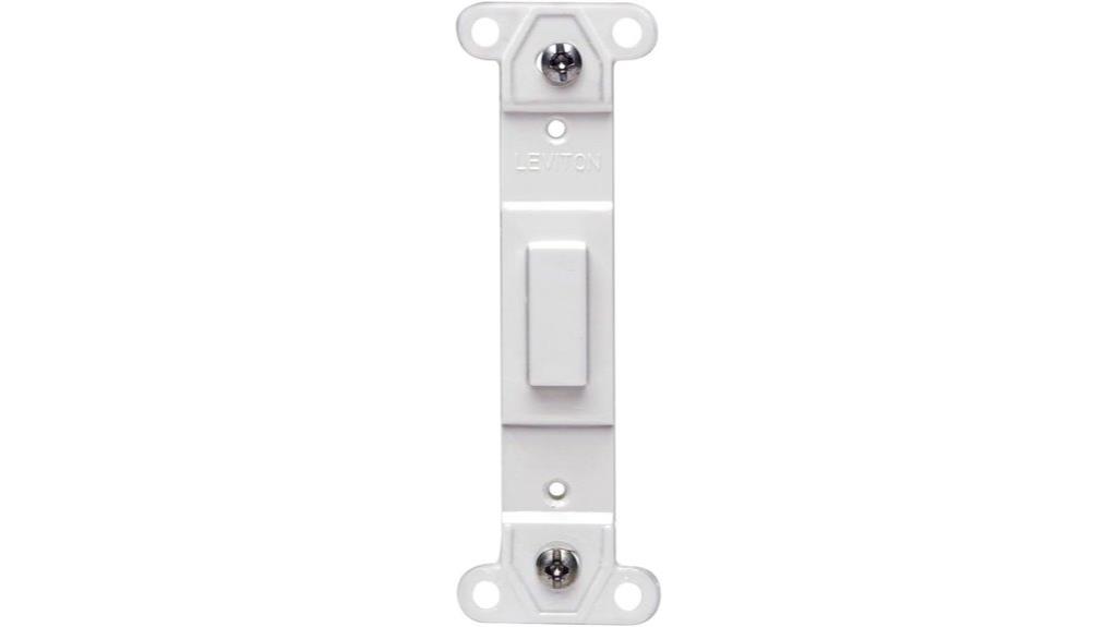 white blank toggle plate
