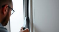 window cutting sealing considerations