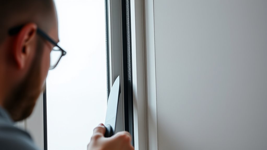 window cutting sealing considerations