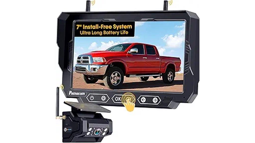 wireless magnetic truck camera