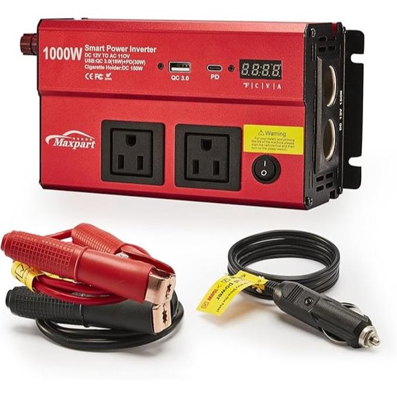 TWING 1000W Car Inverter with Dual Outlets