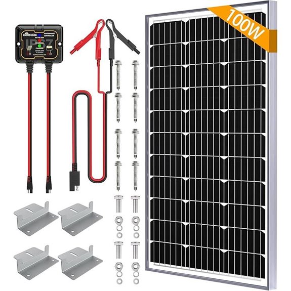 SOLPERK 100W Solar Battery Charger Kit