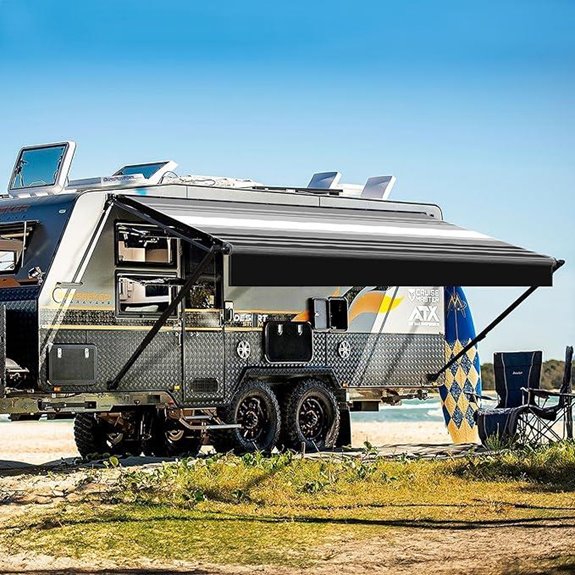YESCAMP 10ft RV Awning Kit for Trailers and Campers