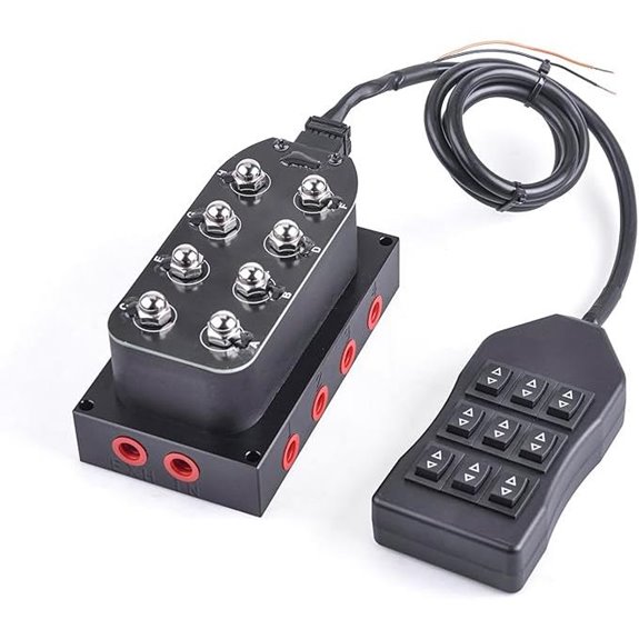 12V Air Ride Suspension Manifold Kit with Remote