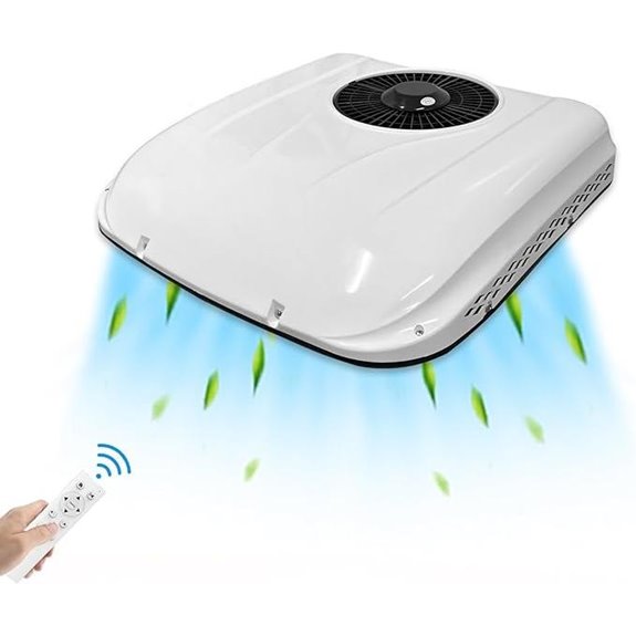 12V RV Rooftop Air Conditioner 8000BTU