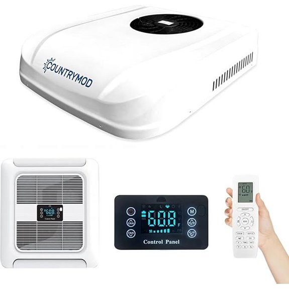 12V DC RV Air Conditioner 10,000 BTU