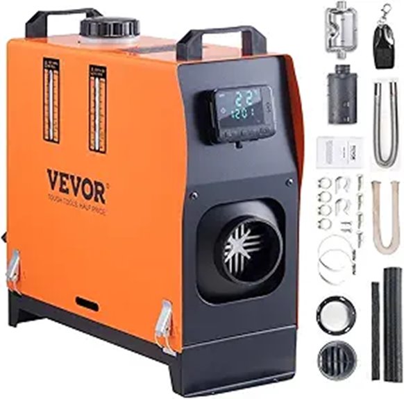 VEVOR 12V 5KW Diesel Parking Heater with Remote