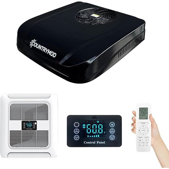 12V DC RV Air Conditioner 11000 BTU Portable Cooling