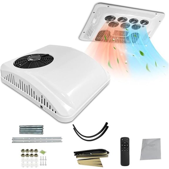 12V RV Rooftop Air Conditioner with Heating