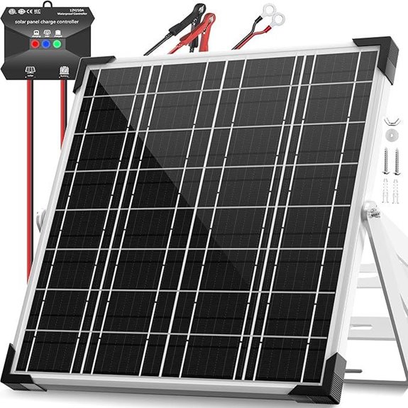 Voltset 12V Waterproof Solar Battery Charger Kit