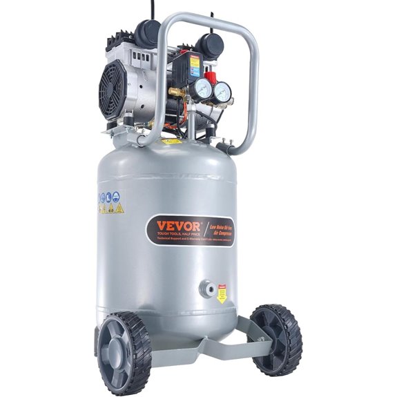 VEVOR 13-Gallon Oil-Free Air Compressor 2HP