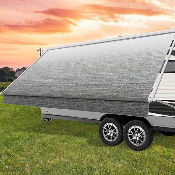 Heavy-Duty 15ft RV Awning Replacement Fabric