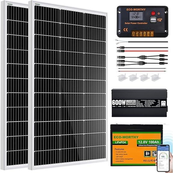 200w solar panel kit