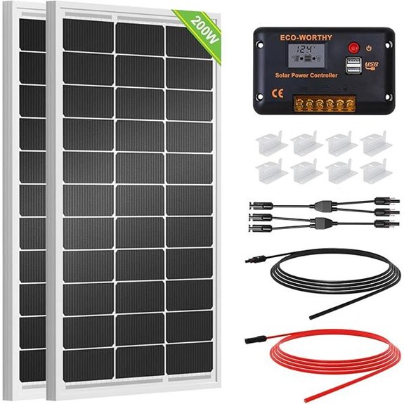 200w solar panel kit