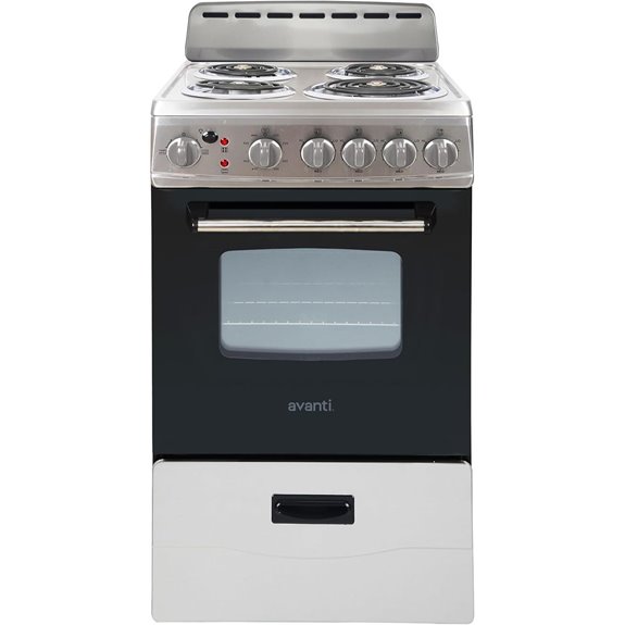 Avanti 20-Inch Stainless Steel Electric Range Oven