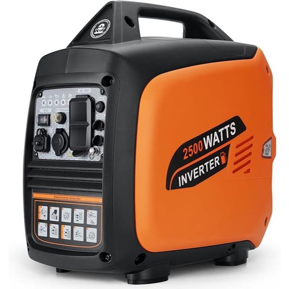 Portable 2500W Gas Inverter Generator with CO Sensor