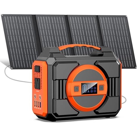 Portable 300W Solar Power Station with Panels