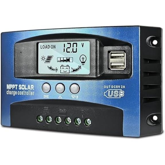 Upgraded 30A MPPT Solar Charge Controller with LCD