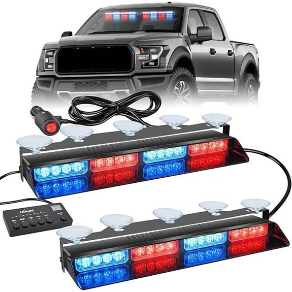 Nilight 32LED Emergency Dash Strobe Lights with Controller