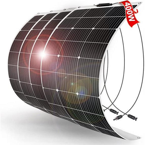 DOKIO 400W Flexible Monocrystalline Solar Panel Kit
