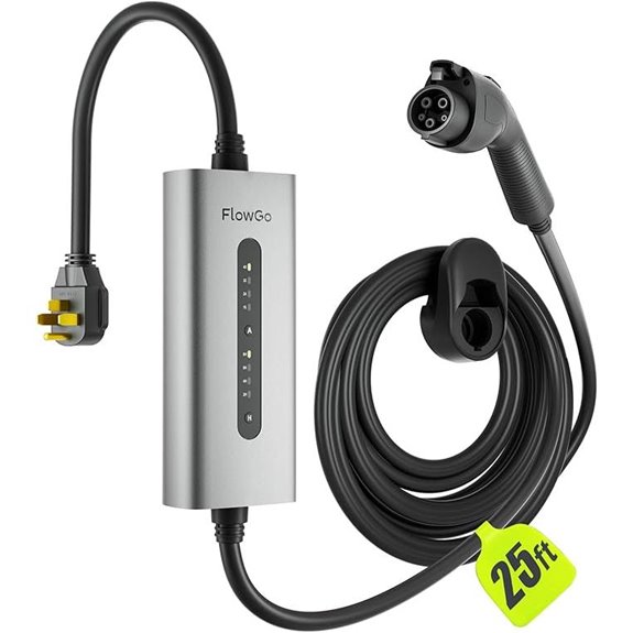 Level 2 EV Charger 40A with 25ft Cable