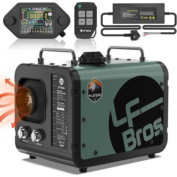 LF Bros 5KW Diesel Parking Space Heater with Remote