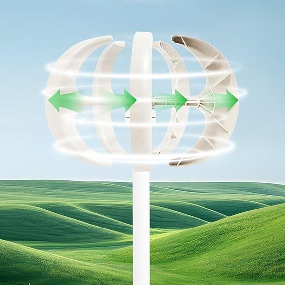 12V 600W Vertical Wind Turbine Generator Kit