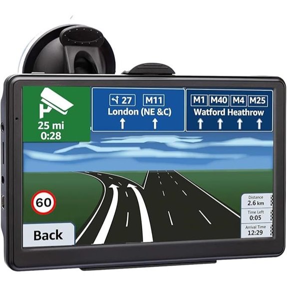 7-Inch GPS Navigation with Lifetime Updates