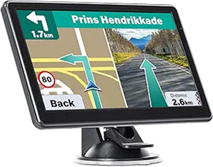 7-Inch GPS Navigator for Car Truck RV with Lifetime Updates